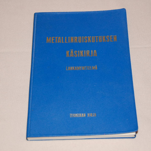 Metallinruiskutuksen käsikirja - Lankamenetelmä